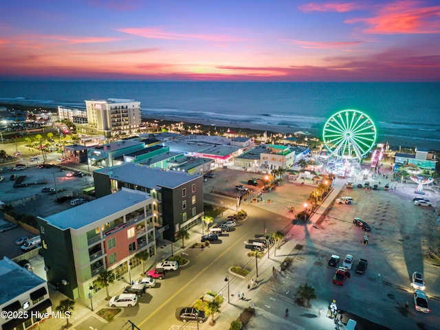 1602 Carolina Beach Ave N Unit 2, Carolina Beach, NC 28428 - aerial view at dusk of a water view