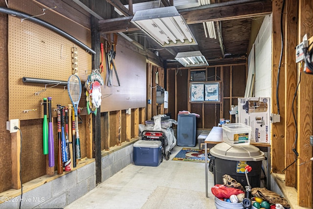 409 S Grace Chapel Church Rd, Hamlet, NC 28345 - below grade area with a workshop area