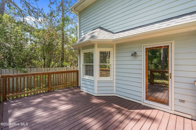 3313 Aster Ct, Wilmington, NC 28409 - view of wooden terrace