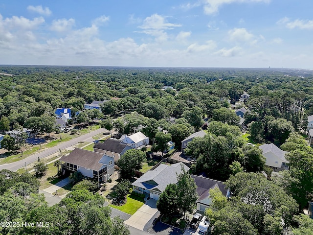 102 SW 4th St, Oak Island, NC 28465 - aerial view of residential area featuring a forest