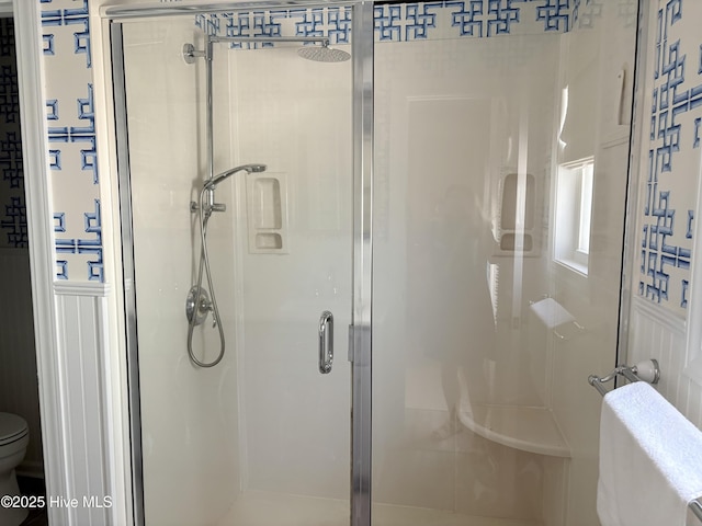 23 Leland St, Ocean Isle Beach, NC 28469 - full bath with a shower stall and toilet