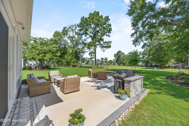3478 Belle Meade Way NE, Leland, NC 28451 - view of patio featuring outdoor lounge area