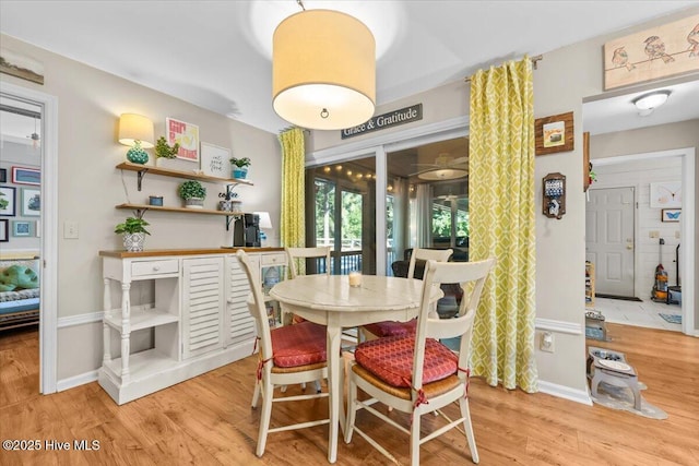 1484 Rays Bridge Rd, Whispering Pines, NC 28327 - dining space featuring light wood-style flooring