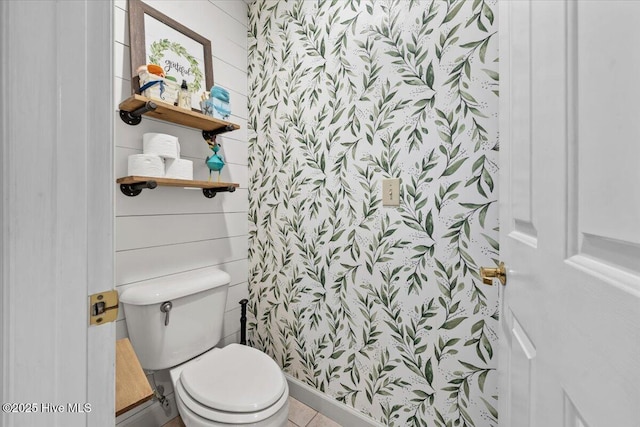 1484 Rays Bridge Rd, Whispering Pines, NC 28327 - bathroom featuring toilet and tile patterned flooring