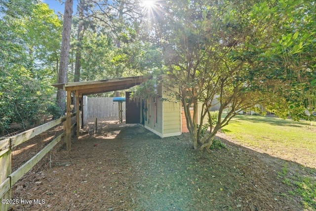 1484 Rays Bridge Rd, Whispering Pines, NC 28327 - view of yard