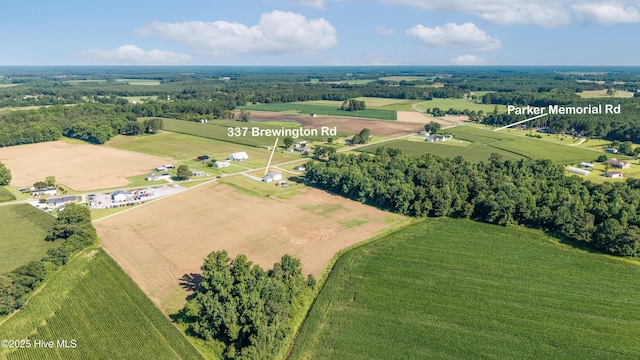 337 Brewington Rd, Clinton, NC 28328 - aerial view of sparsely populated area featuring abundant farmland