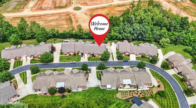 4465 Orchard Knob Ln, High Point, NC 27265 - aerial view of property's location featuring nearby suburban area