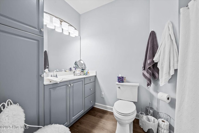 4465 Orchard Knob Ln, High Point, NC 27265 - full bath with wood finished floors and vanity