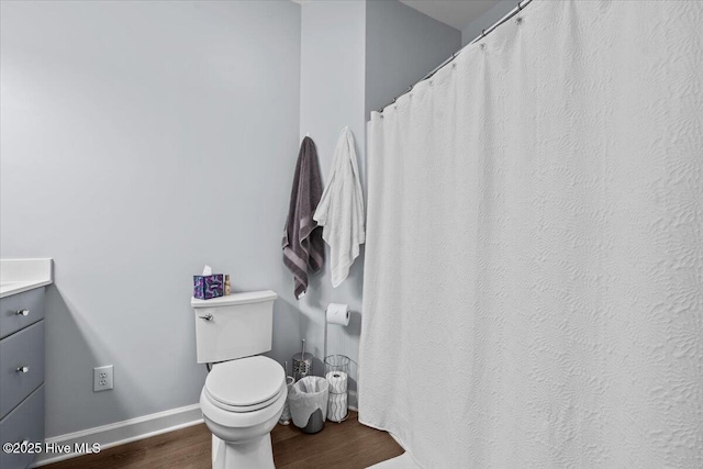4465 Orchard Knob Ln, High Point, NC 27265 - bathroom with wood finished floors and vanity