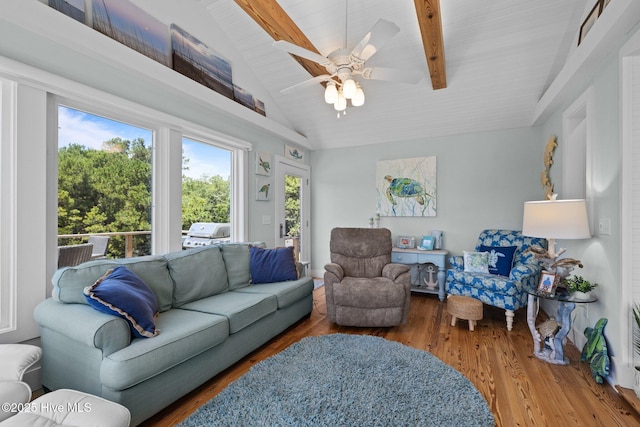 210 Upchurch Dr, Newport, NC 28570 - living room with wood finished floors and ceiling fan