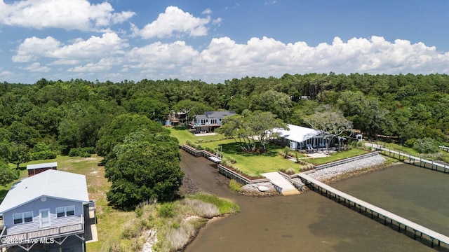 210 Upchurch Dr, Newport, NC 28570 - drone / aerial view of a forest