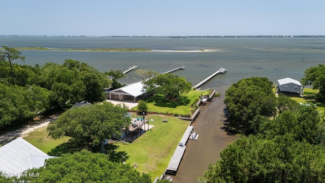 210 Upchurch Dr, Newport, NC 28570 - aerial view of a nearby body of water