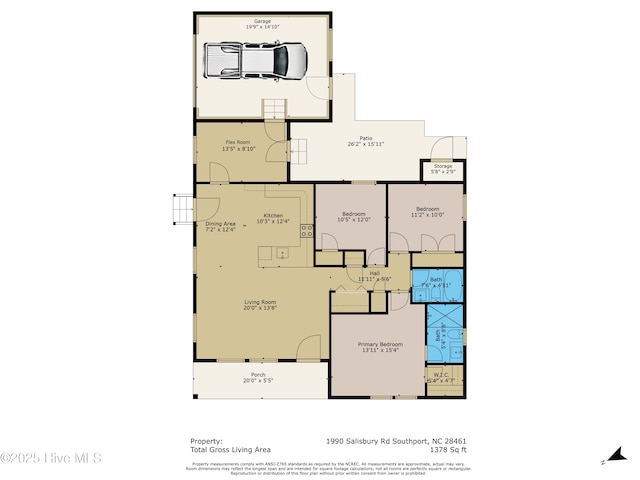 1990 Salisbury Rd, Southport, NC 28461 - view of room layout