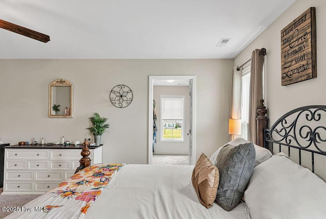 103 Baymeade Ct, Peletier, NC 28584 - carpeted bedroom with a ceiling fan