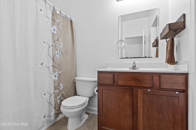 110 Whiteleaf Dr, Jacksonville, NC 28546 - full bath featuring vanity, tile patterned flooring, and a shower with shower curtain