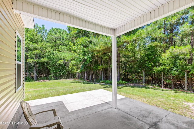 110 Whiteleaf Dr, Jacksonville, NC 28546 - view of patio featuring view of scattered trees