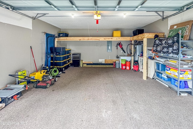 110 Whiteleaf Dr, Jacksonville, NC 28546 - garage featuring electric panel and a garage door opener