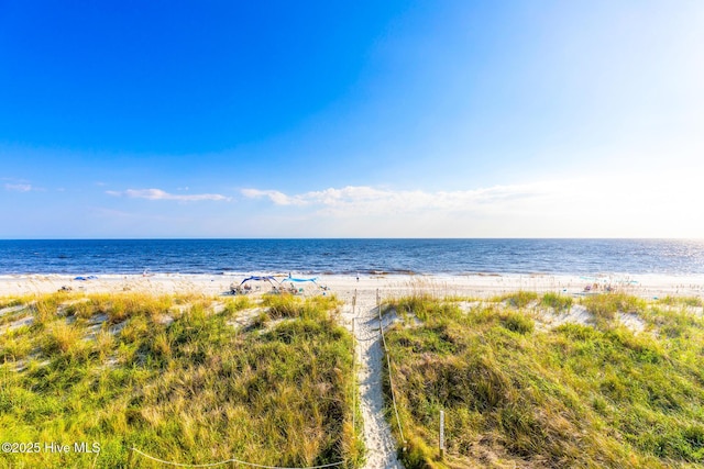 163 NW 4th St, Oak Island, NC 28465 - water view featuring local beach