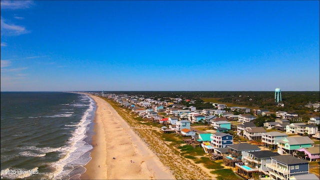 163 NW 4th St, Oak Island, NC 28465 - bird's eye view of expansive beach