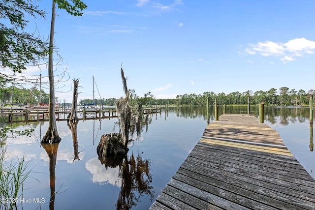 5410 Trade Winds Rd, New Bern, NC 28560 - dock area with a water view