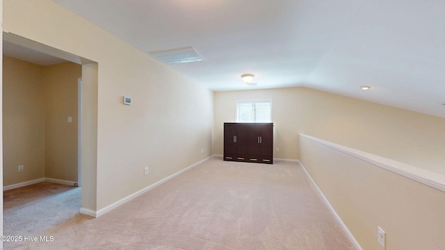 5410 Trade Winds Rd, New Bern, NC 28560 - hall with light carpet and vaulted ceiling