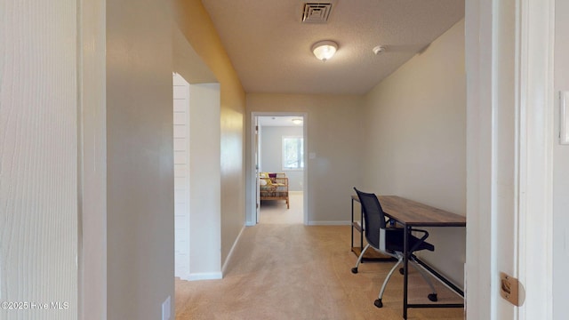 5410 Trade Winds Rd, New Bern, NC 28560 - office with light colored carpet and a textured ceiling