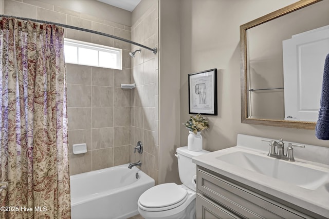 2233 Whiskey Branch Dr, Wilmington, NC 28409 - bathroom featuring shower / bath combination with curtain and vanity