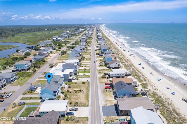 1726 W Beach Dr, Oak Island, NC 28465 - drone / aerial view of expansive coastline