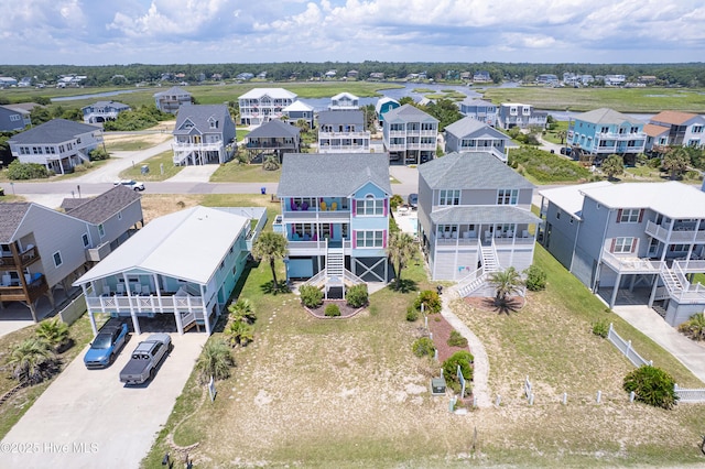 1726 W Beach Dr, Oak Island, NC 28465 - aerial perspective of suburban area