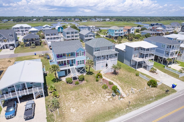 1726 W Beach Dr, Oak Island, NC 28465 - aerial view of residential area