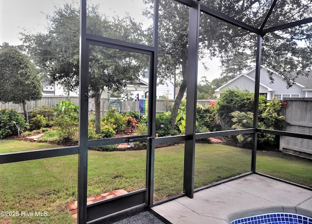4875 Frasier Cir, Shallotte, NC 28470 - view of unfurnished sunroom