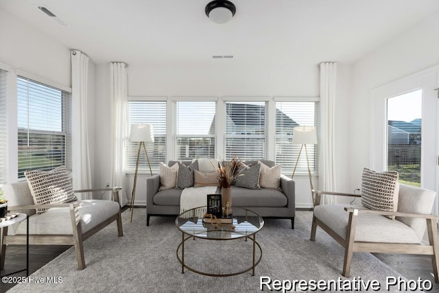 1664 Greenside Ct SW Unit 77, Ocean Isle Beach, NC 28469 - carpeted living area with plenty of natural light