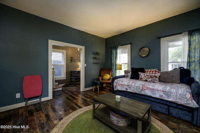 507 Blades Ave, New Bern, NC 28560 - living room with plenty of natural light and wood finished floors