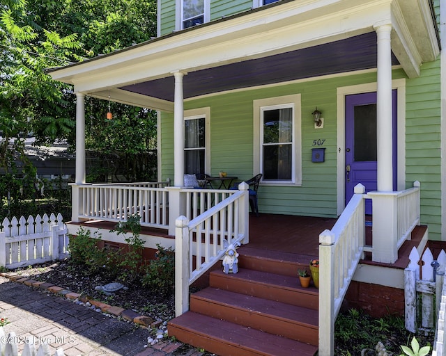 507 Blades Ave, New Bern, NC 28560 - view of exterior entry with covered porch