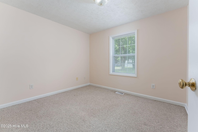 1901 Hess St, Wilmington, NC 28411 - empty room featuring carpet flooring and a textured ceiling