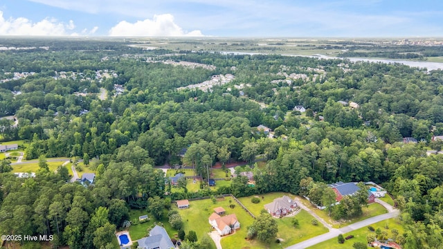 820 Jackeys Creek Ln SE, Leland, NC 28451 - aerial view of a forest