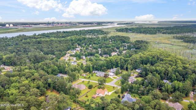 820 Jackeys Creek Ln SE, Leland, NC 28451 - aerial view of property and surrounding area featuring a nearby body of water