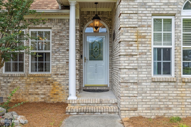 820 Jackeys Creek Ln SE, Leland, NC 28451 - entrance to property featuring brick siding