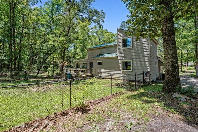 120 Croatan Ln, New Bern, NC 28562 - view of home's exterior with a cooling unit