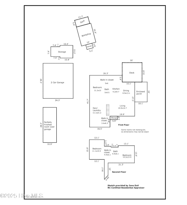 120 Croatan Ln, New Bern, NC 28562 - view of room layout