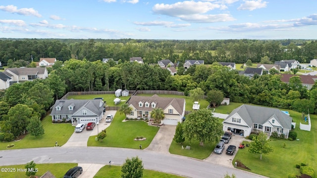 505 Davidson Dr, Newport, NC 28570 - aerial view of residential area with a forest