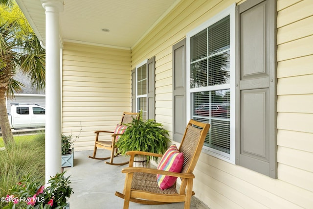 505 Davidson Dr, Newport, NC 28570 - view of porch