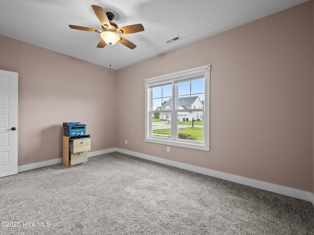 500 Perth Ct, Hubert, NC 28539 - empty room with carpet and a ceiling fan