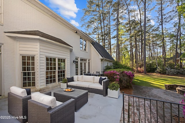 3902 Kipling Ct, Greenville, NC 27834 - view of patio / terrace with an outdoor hangout area