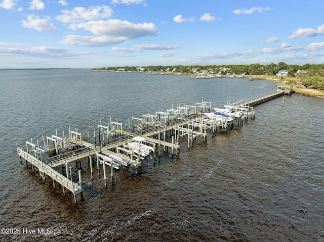 9406 Voyagers Way, Wilmington, NC 28412 - dock featuring a water view and boat lift