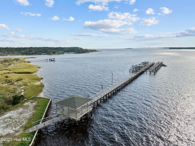 9406 Voyagers Way, Wilmington, NC 28412 - dock area featuring a water view