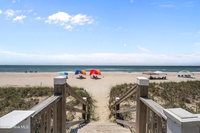 4340 Island Dr, North Topsail Beach, NC 28460 - water view with nearby beach