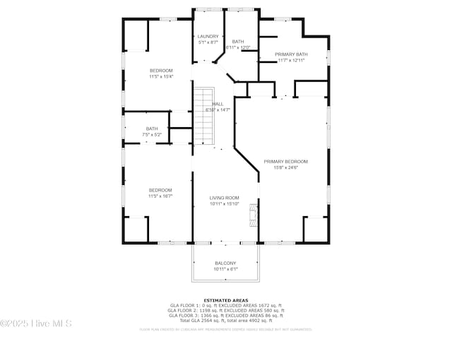 4340 Island Dr, North Topsail Beach, NC 28460 - view of room layout