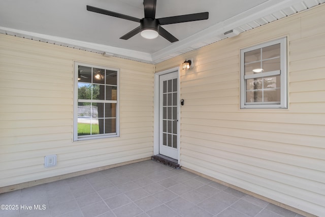 5601 W Chop Way, Wilmington, NC 28412 - view of patio with a ceiling fan