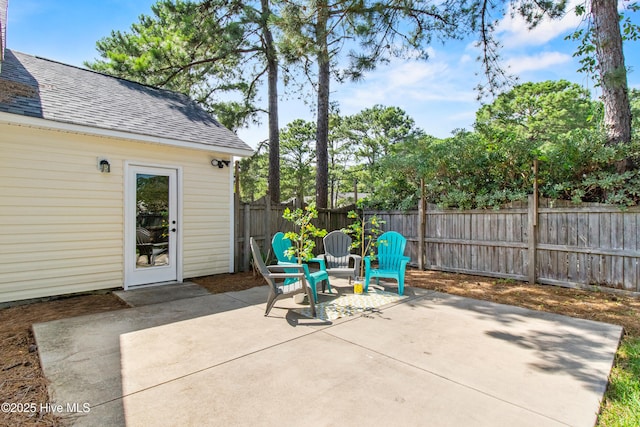 5601 W Chop Way, Wilmington, NC 28412 - fenced backyard with a patio area